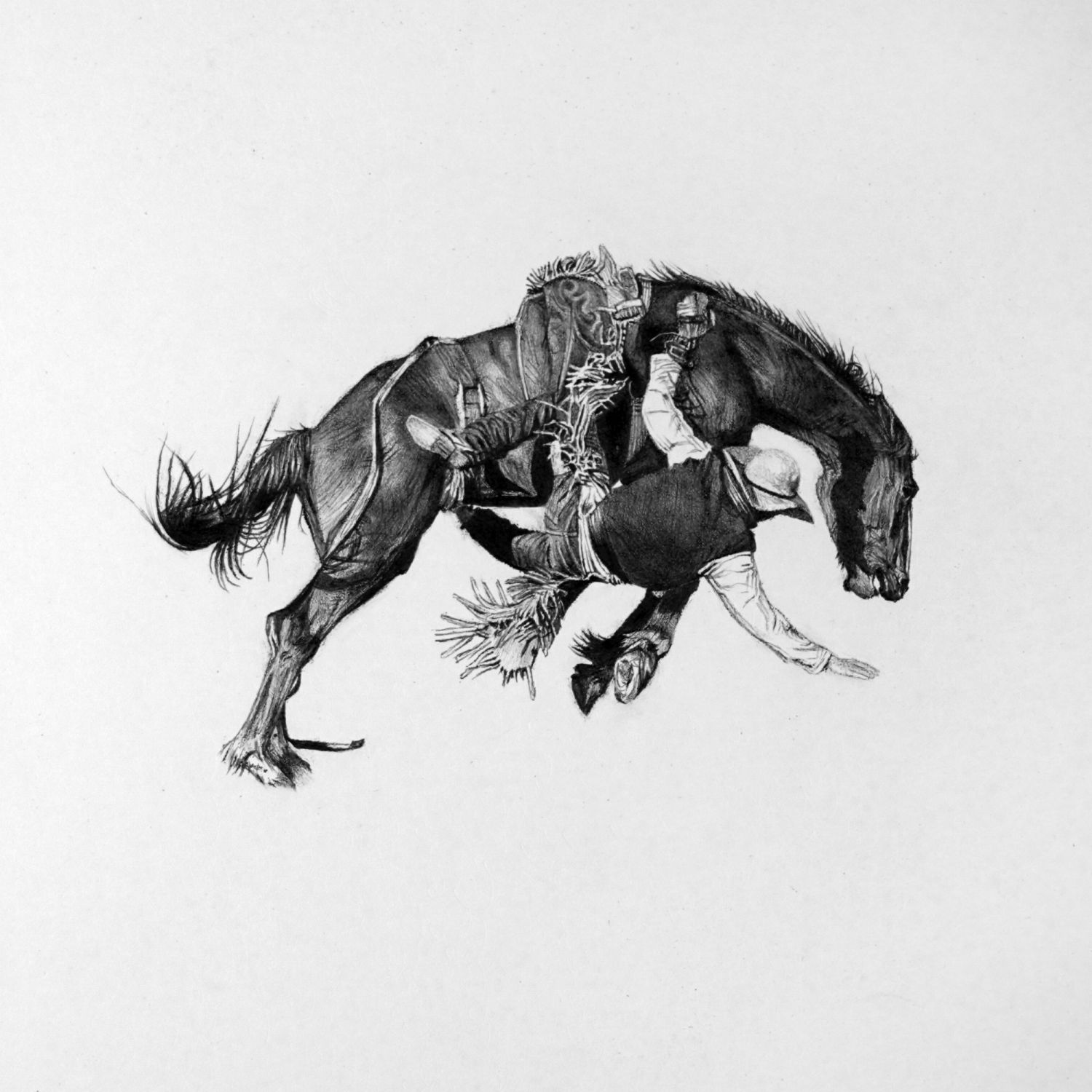 Untitled (bronc rider)
