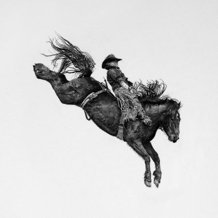 Untitled (bronc rider)