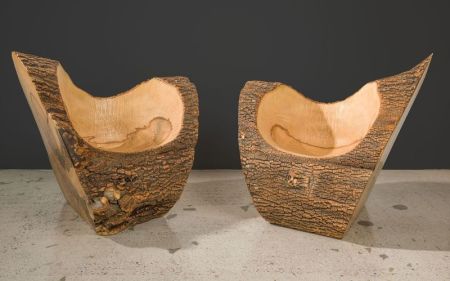 Two Ash Chairs