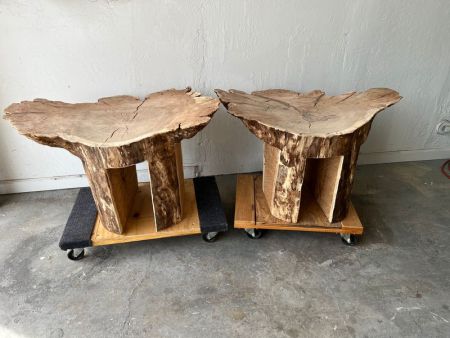  Cherry Burl stool